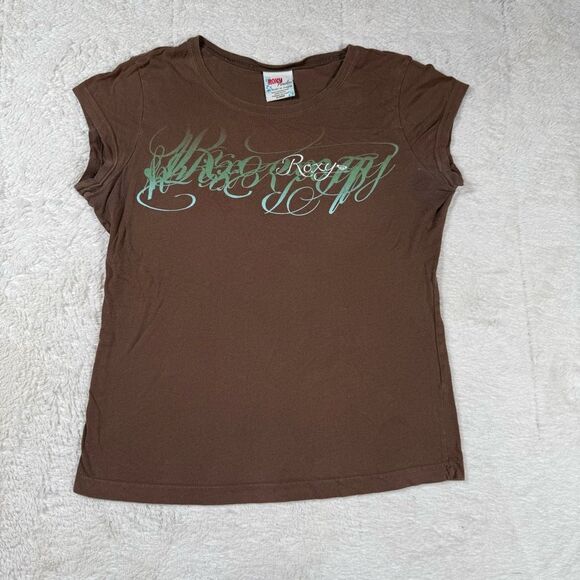 Vintage Y2K Roxy Paradise Surf Women’s Tee T Shirt - Picture 1 of 6